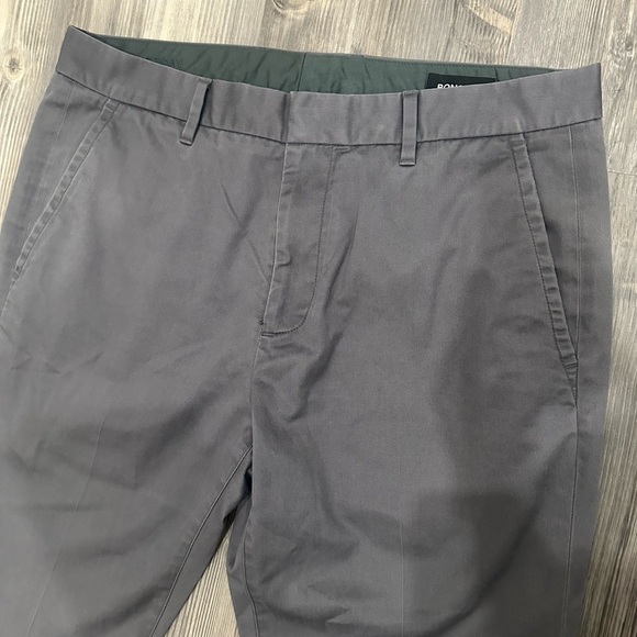 Bonobos Friday Tailored Cotton Chino Pants 33x32 Grey - Picture 3 of 8